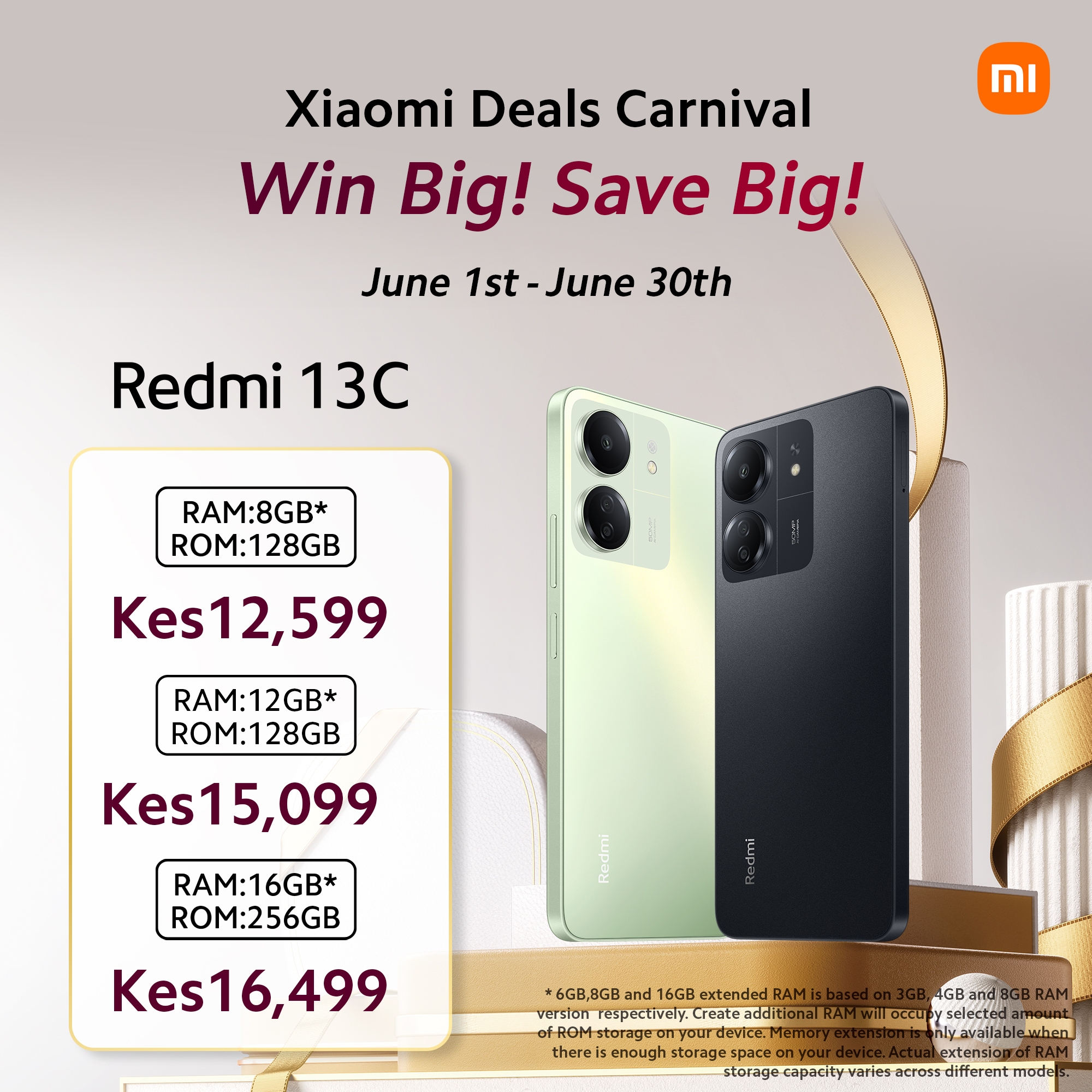 Xiaomi Kenya Launches "Xiaomi Deals Carnival": Massive Discounts on Smartphones this June